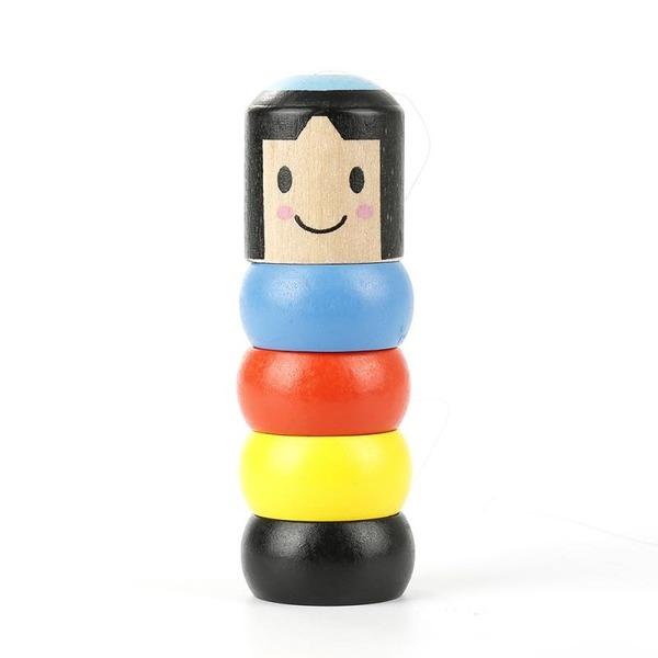 Неподвижный стакан, волшебный упрямый деревянный человек, игрушка, забавная нерушимая игрушка, фокусы, магические игрушки для сцены крупным планом