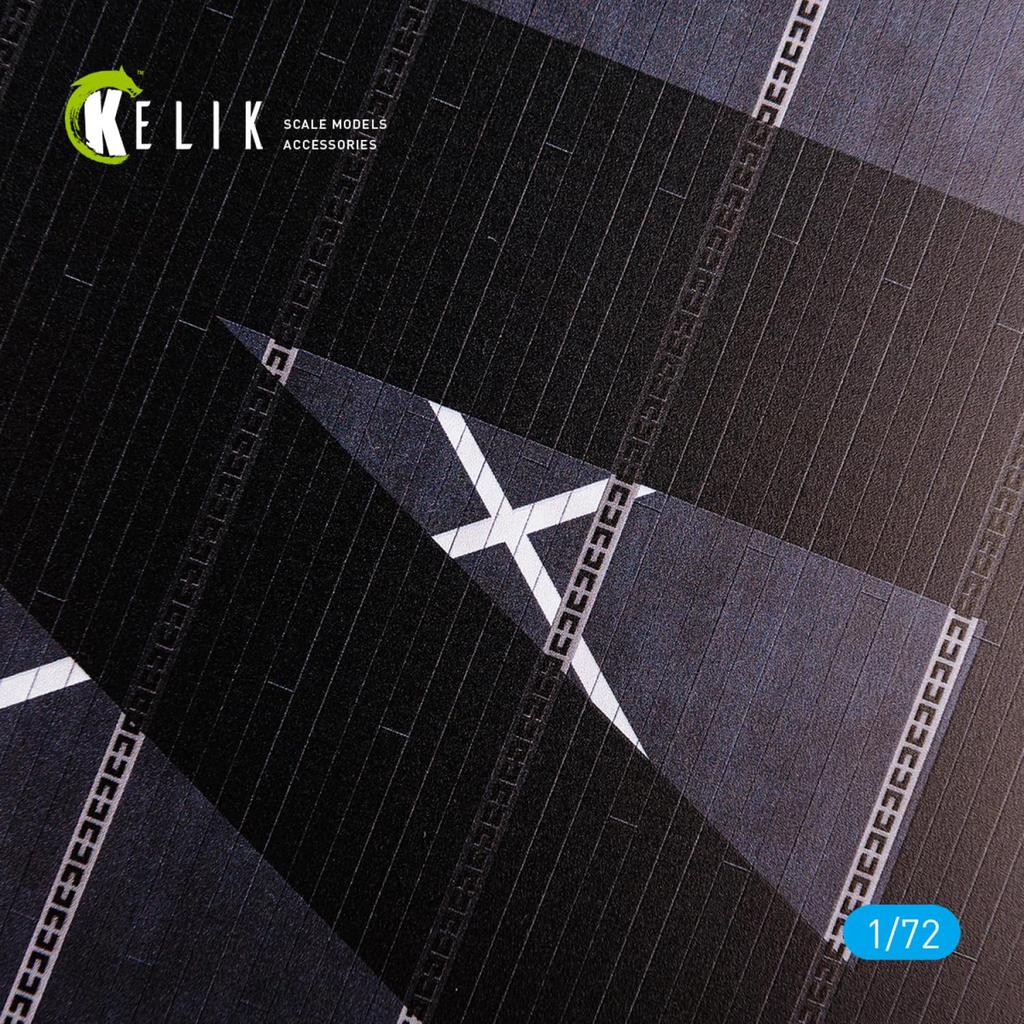 Reskit Американская палуба USS Ranger 1943 года, подставка для демонстрации 280 x 180 мм, RSKKS72056 1/72 CV-4