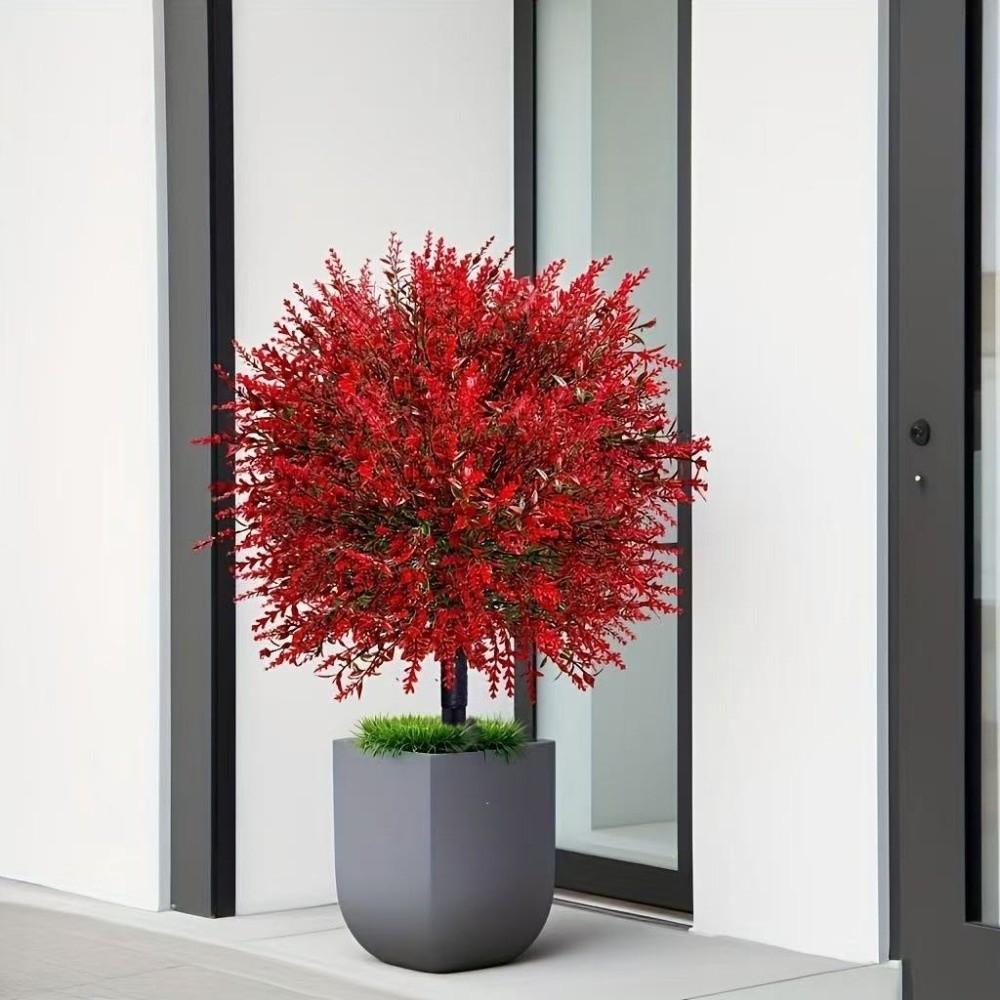 Real Touch Lavender Bonsai Stake Realistic Potted Bonsai Simulated Green Plants Wedding Ceremony