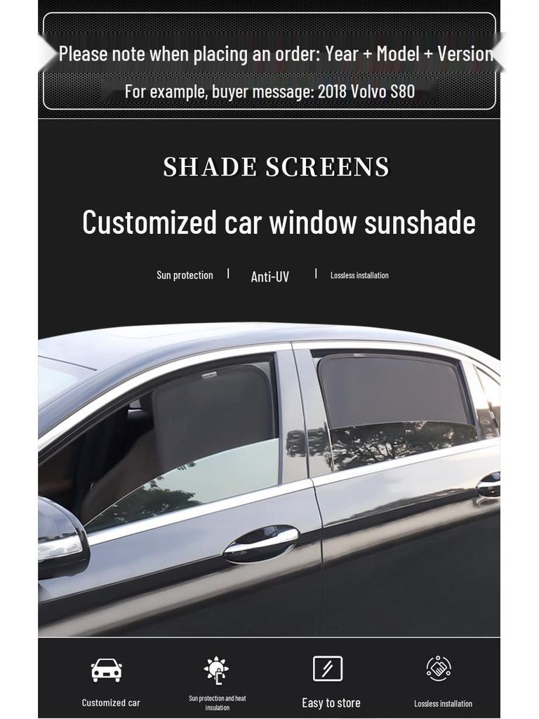 Совместимая шторка от солнца на автомобильное окно для N-BOX, N-VAN, Harrier 60, Suzuki JIMNY, Hustler