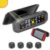 Tire Pressure Monitoring System Solar TPMS Tyre Pressure Alarm Temperature Warning Fuel Save Car Tyre Pressure Monitor With 4 External Sensors