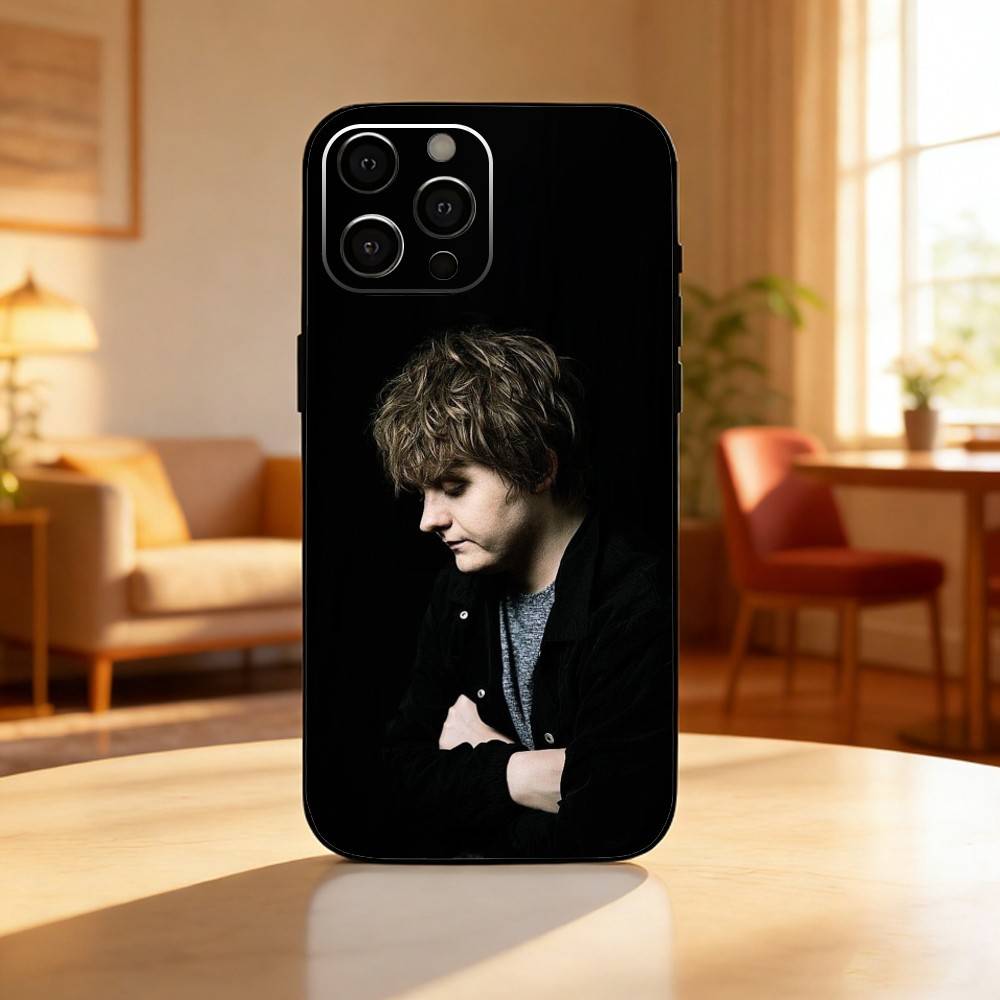 Чехол для телефона S-Survive Lewis C-Capaldi Для iPhone17,16,15,14,13,12 Plus,Max Мягкий Силиконовый Черный Чехол