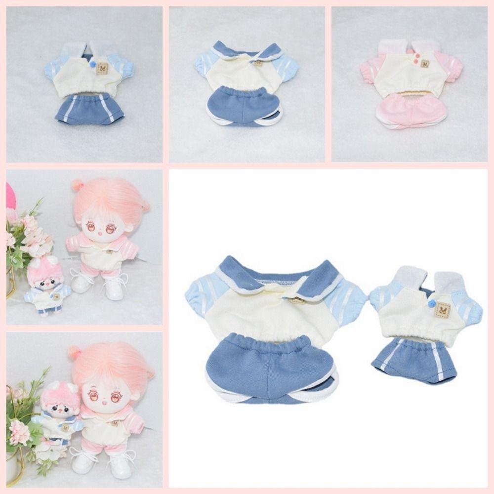 Colorful OB11 Doll Jumpsuits 10cm/20cm 1/12 BJD Dolls Skirt BJD Dolls Outfits  Kids Girls Toys