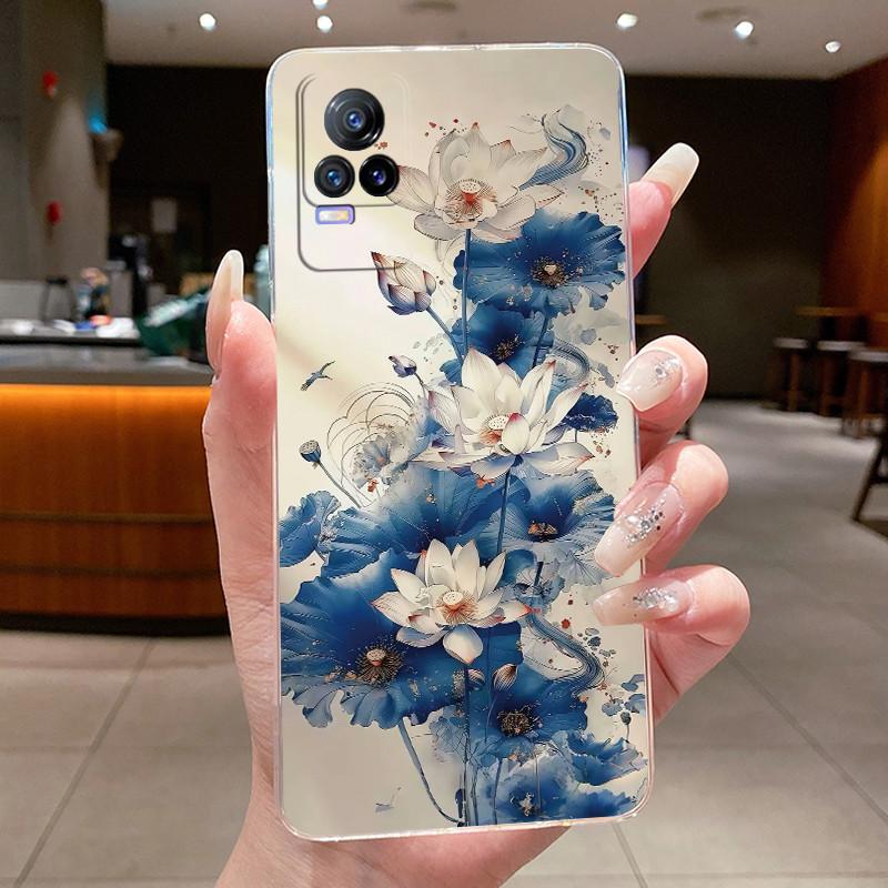 Задняя крышка для Vivo V21e V21 4G 5G Роскошный Милый Крутой Чехол для Телефона Мальчика Девочки Vivo V2061 V2066 V2050 Мягкий Силикон Прозрачный Корпус
