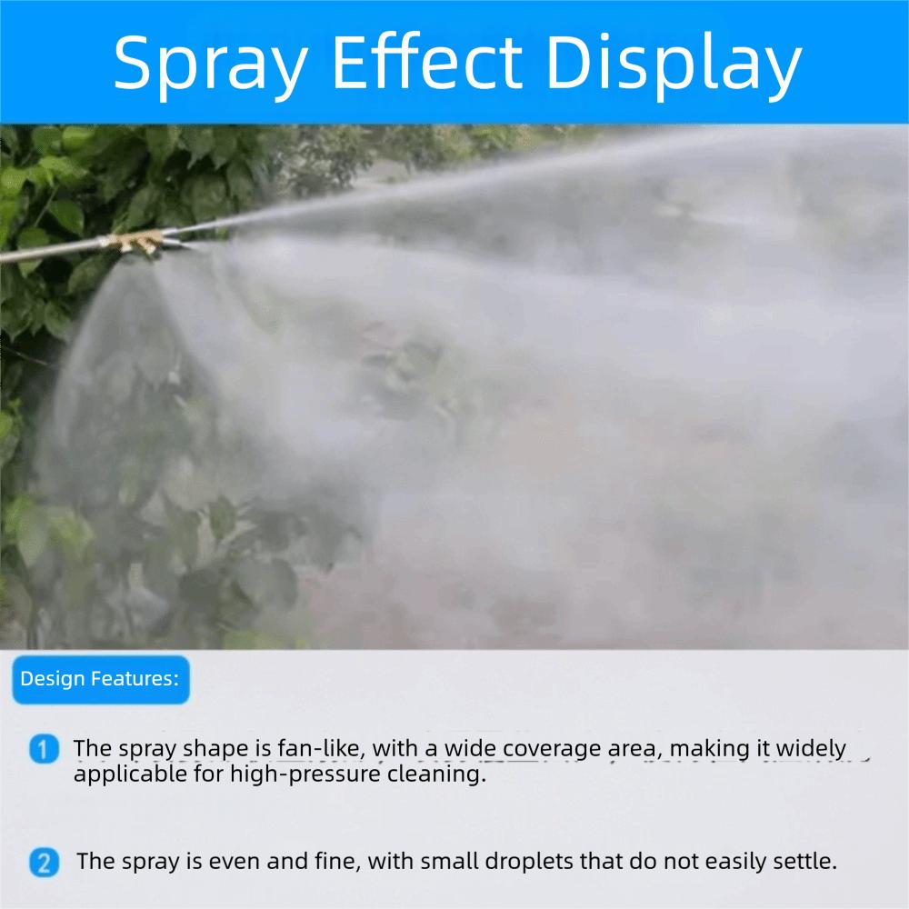 Adjustable Fan Pattern Atomizing Sprayer Nozzle 4 Nozzles Fighter Fan Nozzle Agriculture