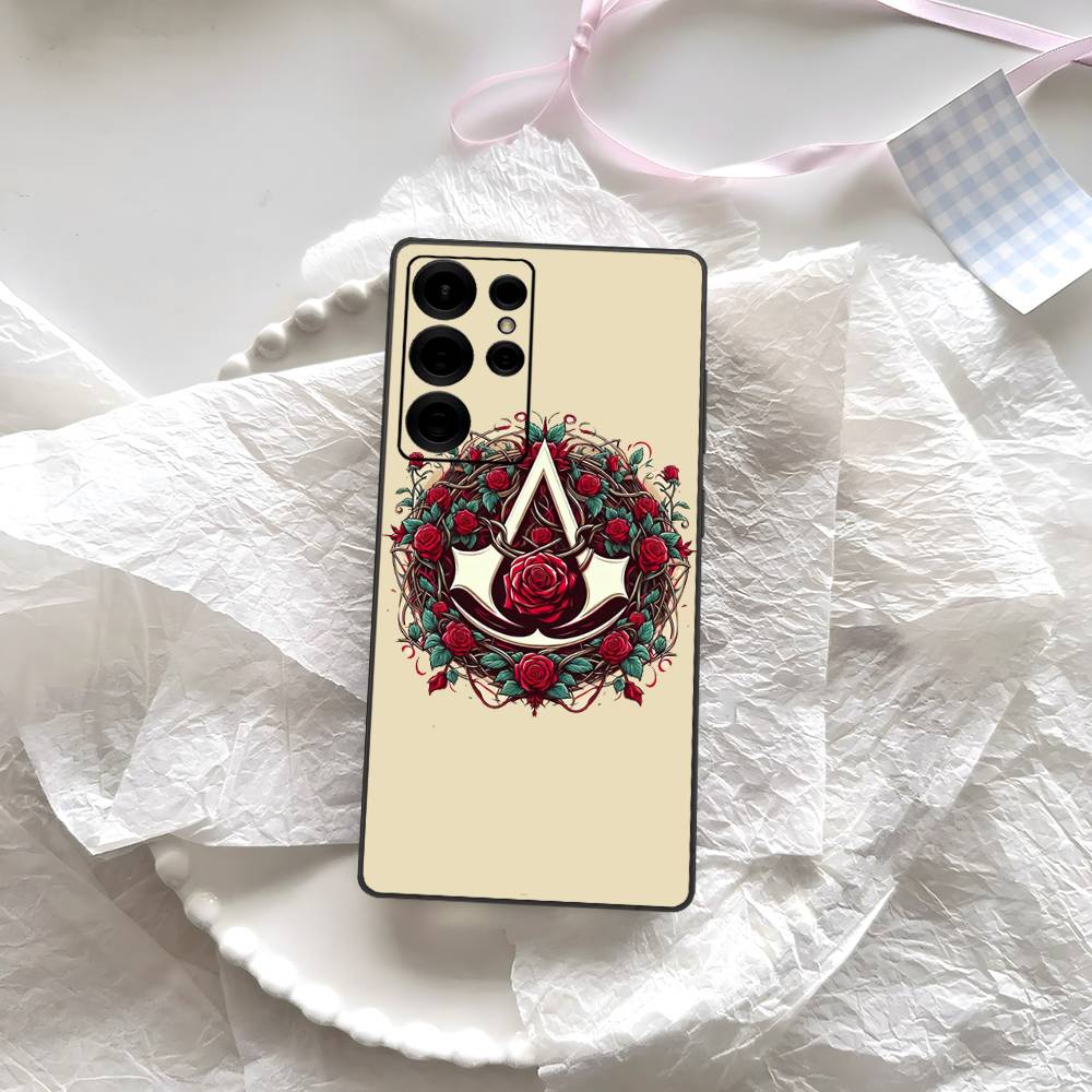 Классическая игра A-Assassin-S-Creed Логотип Чехол для телефона Для Samsung S 24 Fe 25 Ultra Plus 20 Lite 21 30 22 23 24 22 Ultra 5G Fundas