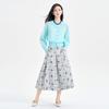Same style simple round neck long sleeved knitted cardigan for women in the shopping mall, thin commuting versatile top for summer 2026