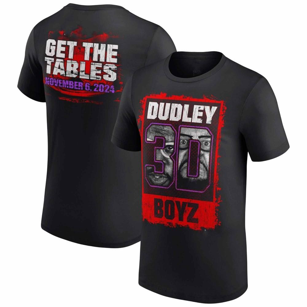 2 стороны Получи Столы Футболка The Dudley Boys Черная Унисекс Размер S-5XL ND946 Унисекс Футболка