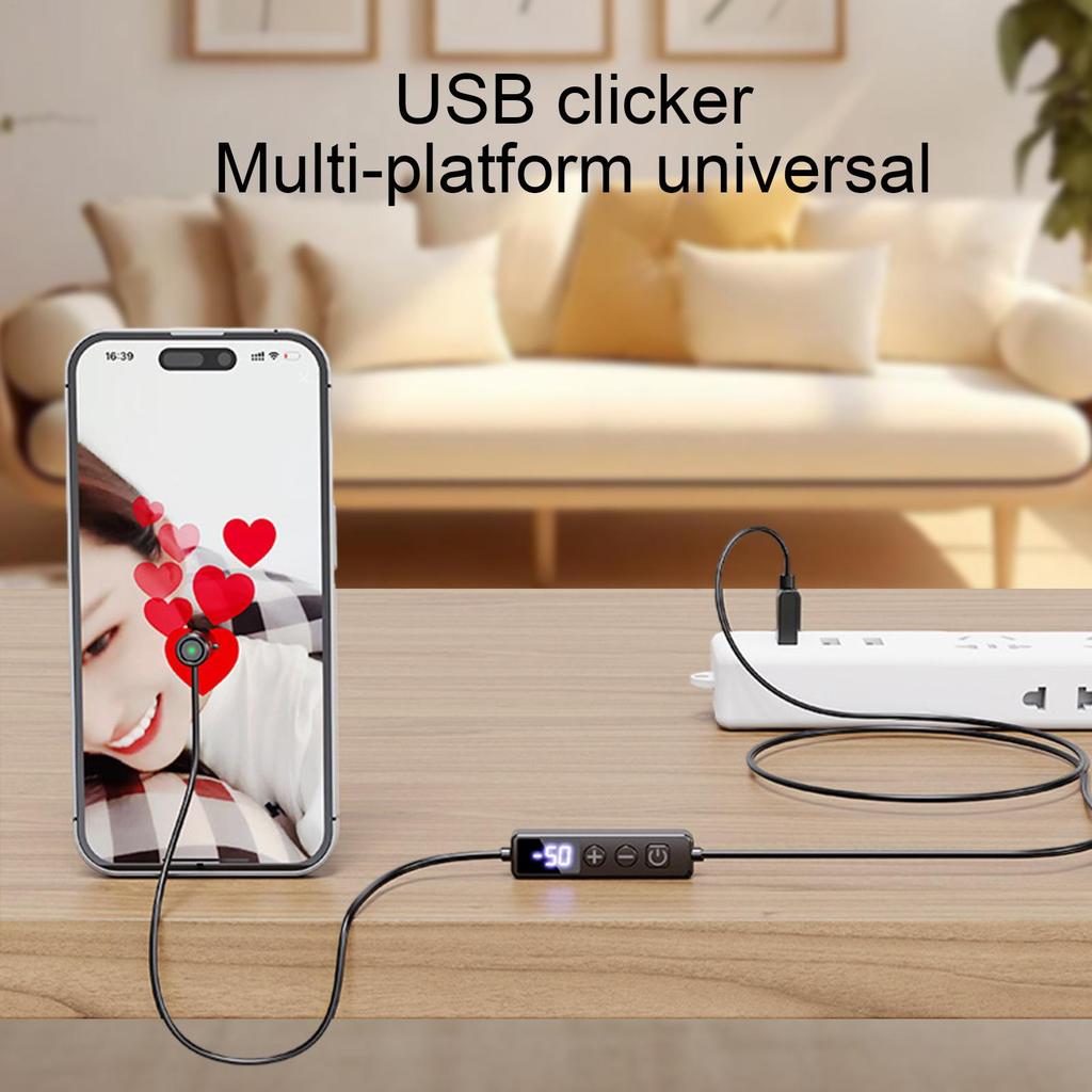 Устройство для автоматического кликера по экрану телефона Физическая симуляция Клик пальцем Непрерывное автоматическое устройство для нажатия точек Android IOS Автоматическое Универсальное