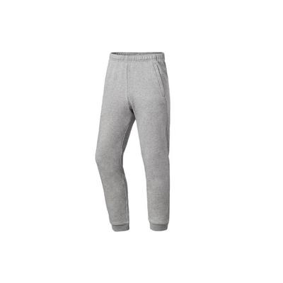 Штаны мужские спортивные трикотажные однотонные с манжетами Li Ning, серые AKLQA37-9