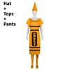 Colored Pencils Cosplay Costume For Adults With Polyester Fabric For Halloween Parties