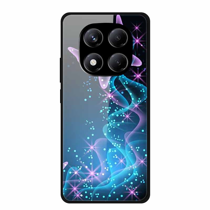 Роскошный Чехол Для Redmi Note 14 Pro 4G Чехол Из Закаленного Стекла Для Xiaomi Redmi Note14 Pro 4G Чехлы Для Телефона Модный Защитный fundas