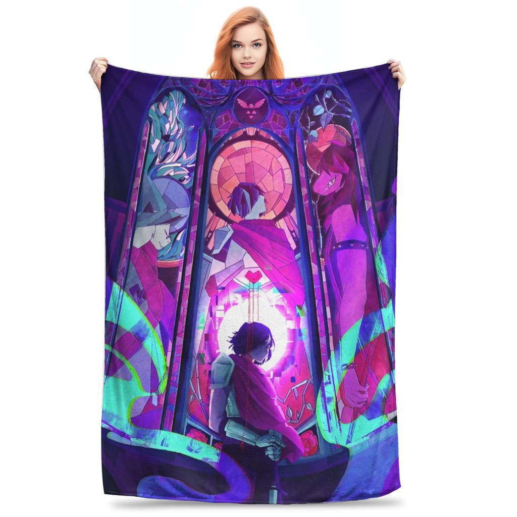 Тенна Deltarune Игровое одеяло Флис Весна/Осень Многофункциональное Мягкое Одеяло-накидка для Кровати Спальни Постельное белье Накидки