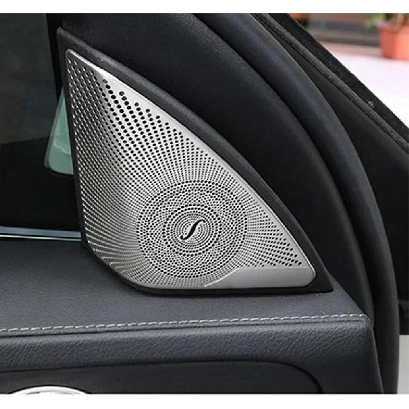 Для Mercedes-Benz CE GLC Class W205 W213 X253 Стальные автомобильные дверные динамики Стерео декоративная крышка Накладка динамика
