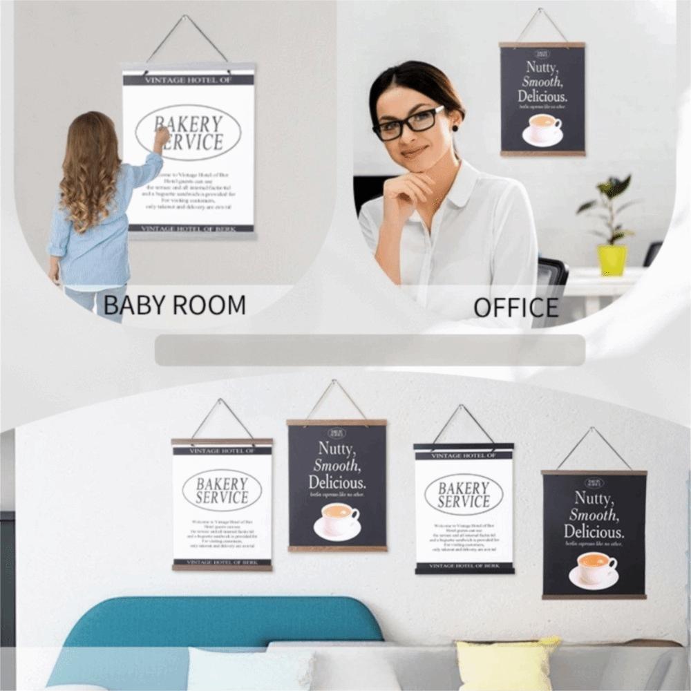 Magnetic Design Magnetic Poster Hanger Adjustable Poster Hanger Artwork Hanger  Home Decor
