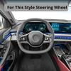 New For Bmw Dual D‑Shape Car Steering Wheel Cover Perforated Napa Leather Non‑Slip Breathable All Seasons Interior Accessories