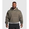 Gymshark Heavyweight Hoodie Strength Green Wash A6a7j Ec1p