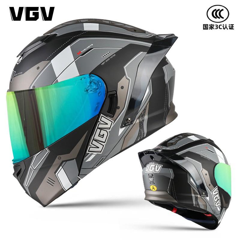 Full Face Motorcycle Helmet With Flip-Up Visor DOT Certified ABS Shell Adult Motorbike Bluetooth Slot