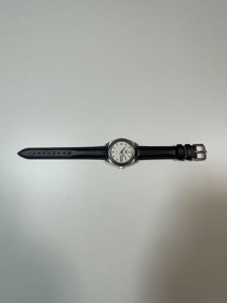 [USED] SEIKO 5 Automatic Watch White Dial