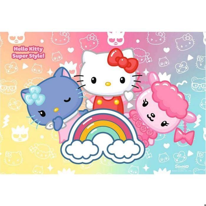 Puzzles 2 x 24 pièces : Hello Kitty