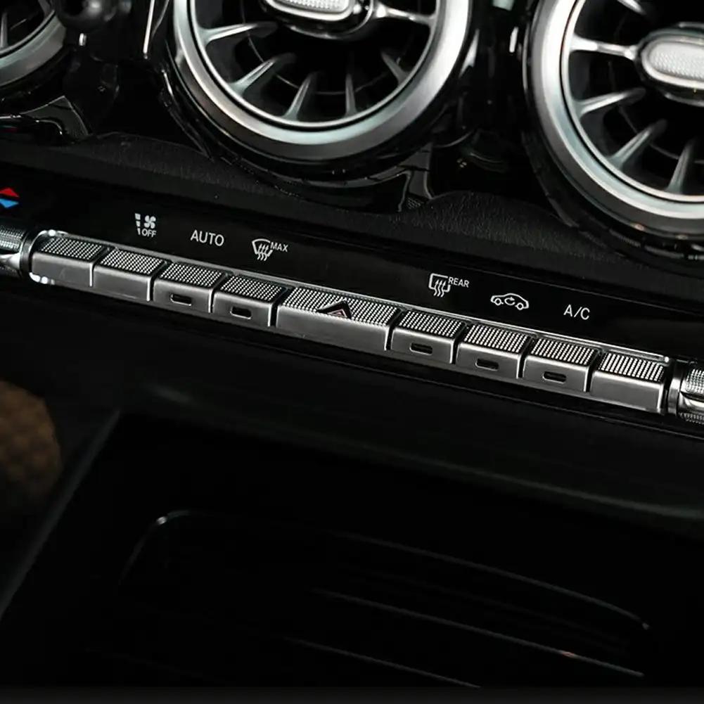 Кнопка кондиционера на рулевом колесе автомобиля, центральная кнопка управления, кнопка запуска, наклейка на крышку для Mercedes Benz GLB GLA AB CLA