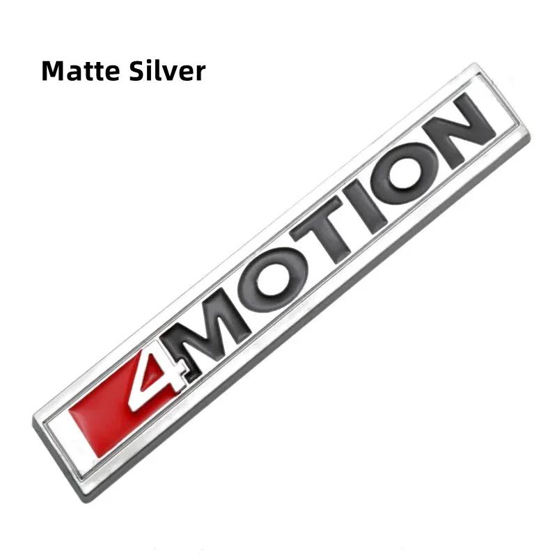 3D Metal 4motion Logo Rear Trunk Car Badge Emblem Sticker Decals For VW 4 Motion Tiguan Passat B8 Polo Golf 6 7 BAM1