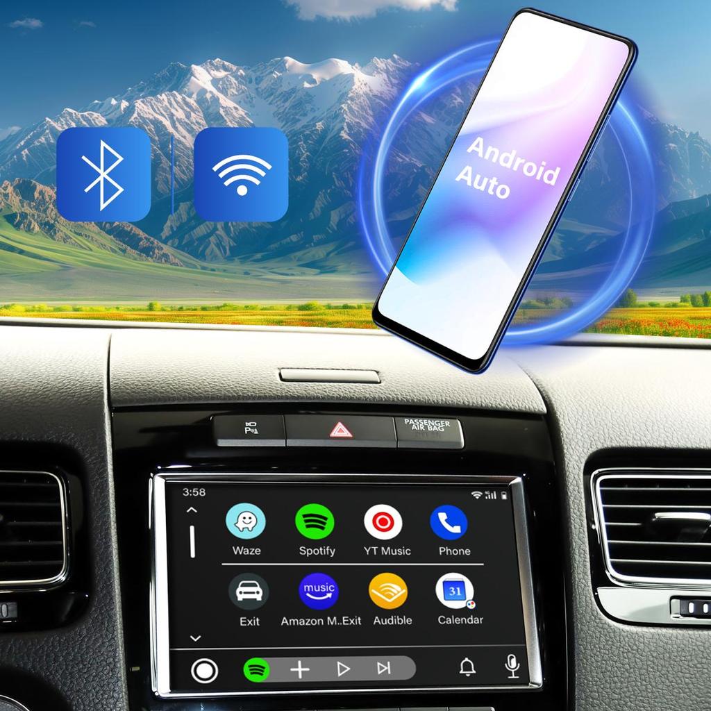 Sinairyu Беспроводной CarPlay Android Auto DAB DVR HDMI комплекты для модернизации совместимы с Volkswagen Touareg RNS850 2012-2018 Mirror-Link