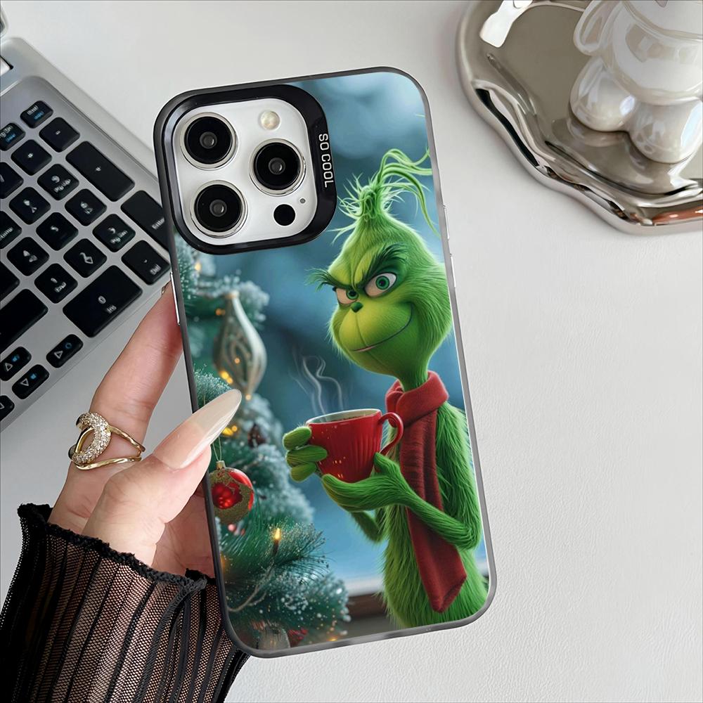 Чехол для телефона 'Как Гринч украл Рождество' для Apple 11 12 13 14 15 16 Pro Max Plus Защитный Покрытый Чехол для Телефона