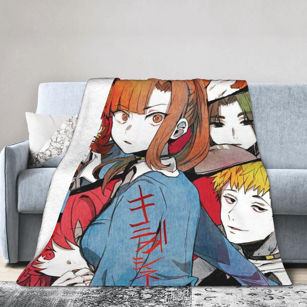 YTTD Аниме Шин Соу Идк Сара Одеяла Твоя очередь умирать Игра Пушистое Смешное Дышащее Плед для Дома Зима