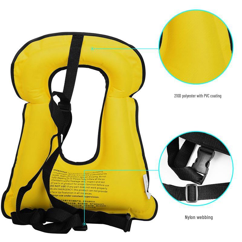 Взрослый и детский надувной спасательный жилет и плавательное средство
