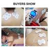 10/20PCS Replacement Tens Electrode Pads for Unit EMS Pulse Massage Machine Body Slimming Massager Self Adhesive Snap On