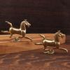 Brass Horse Figurines Chinese  Year Zodiac Horse Ornament Feng Shui Lucky Statue Home Office Desktop Decoration Crafts