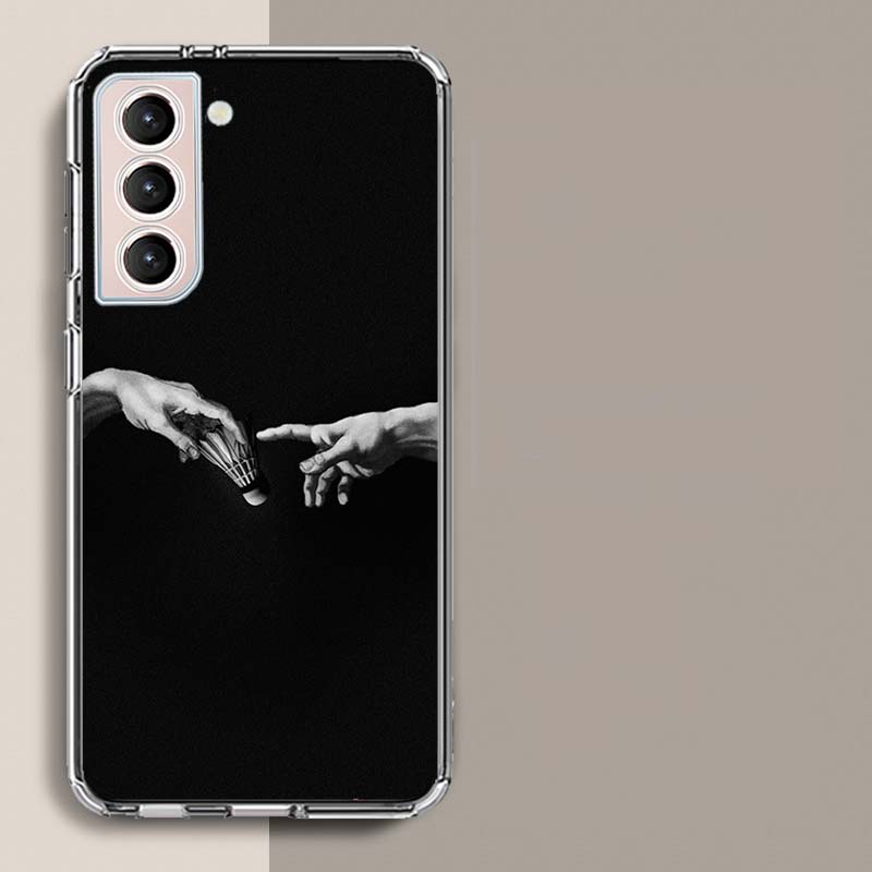 Спортивный чехол для телефона для бадминтона для Samsung A16 A26 A36 A56 A17 A15 A25 A35 A55 A14 A24 A34 A54 A04S A05S Galaxy Note 20 10 9 8 A9 A8