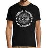 T-shirt homme - Nicolas - 100% coton - Col rond - Imprimé en France