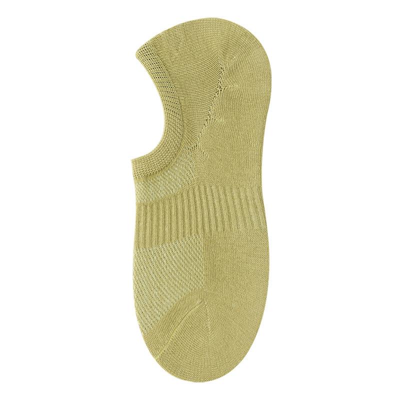 Мужские весенне-летние короткие носки, сетчатые невидимые хлопковые носки, не скатывающиеся носки-лодочки, не сползающие и невидимые носки