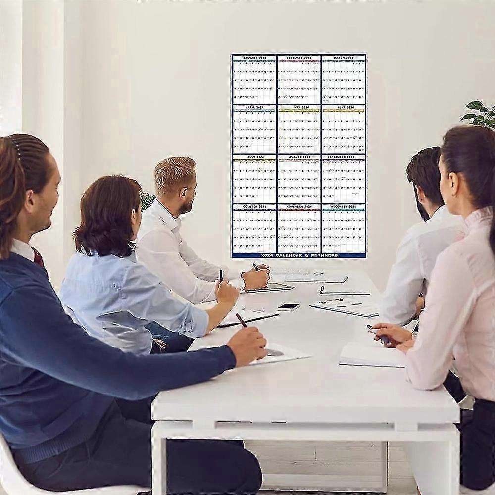 23 x 35 in. 2025 Wall Calendar Dry Erase - Large Calendar Wet and Dry Eraseable