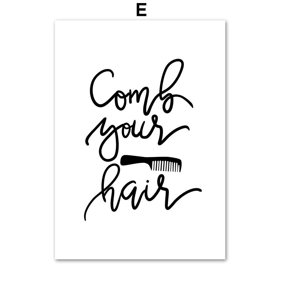 Забавная цитата, щетка для туалетной бумаги, зубы, ванна, настенная живопись на холсте, постеры на скандинавскую тему и принты, настенные панно для декора ванной комнаты