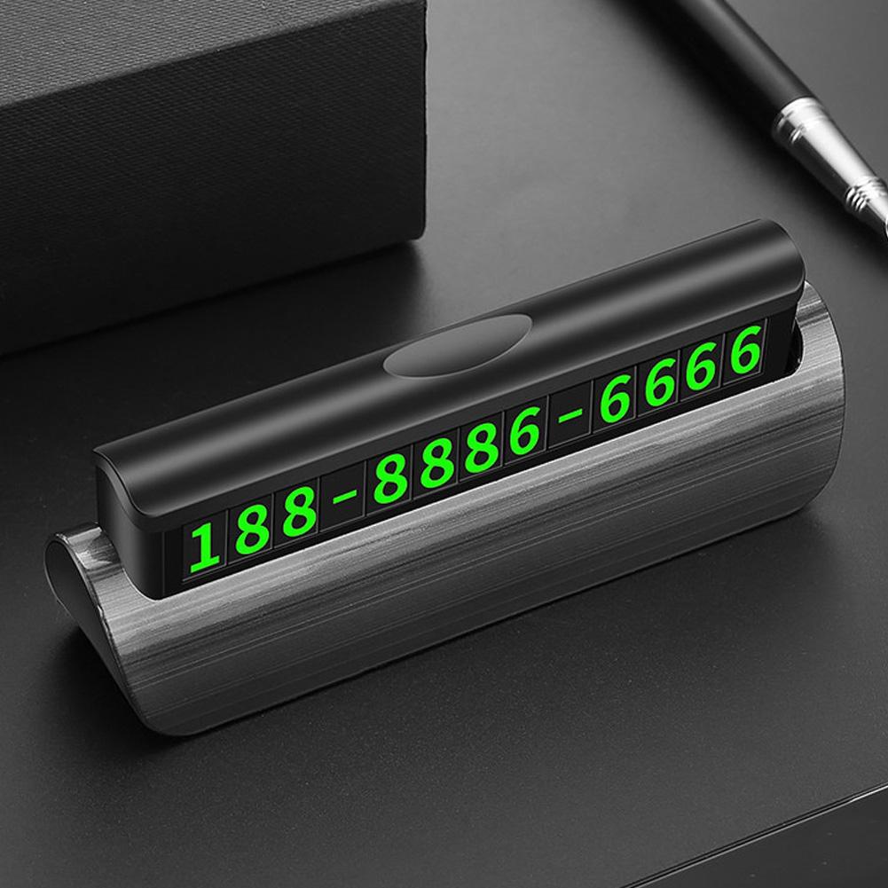 Скрытый светящийся автомобильный номерной знак, автомобильная наклейка, ночник, номер телефона в автомобиле для стайлинга автомобилей, временная парковочная карта