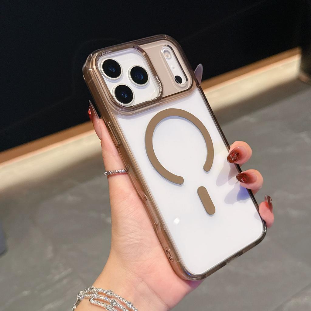 Прозрачный магнитный чехол для телефона iPhone17Air Apple 17ProMax Полная защита чехол для телефона