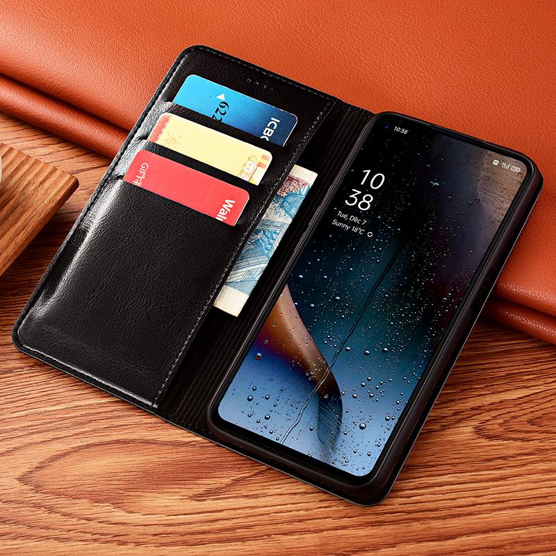 Флип-чехол из натуральной кожи Crazy Horse для Tecno Camon 17 18 18T 18P 18i 19 20 20S 30 30S 40 Pro Premier Neo 4G 5G Кошельки