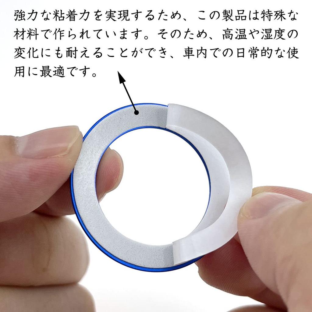 Применимо Suzuki Escudo Crosby Swift sx4 Jimny Alto Works Hustler Wagon r Кольцо запуска двигателя из алюминиевого сплава (синий)