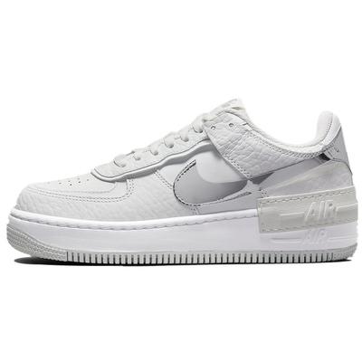 Air Force 1 Shadow White Metallic Silver Женские кроссовки Summit-White DQ0837-100