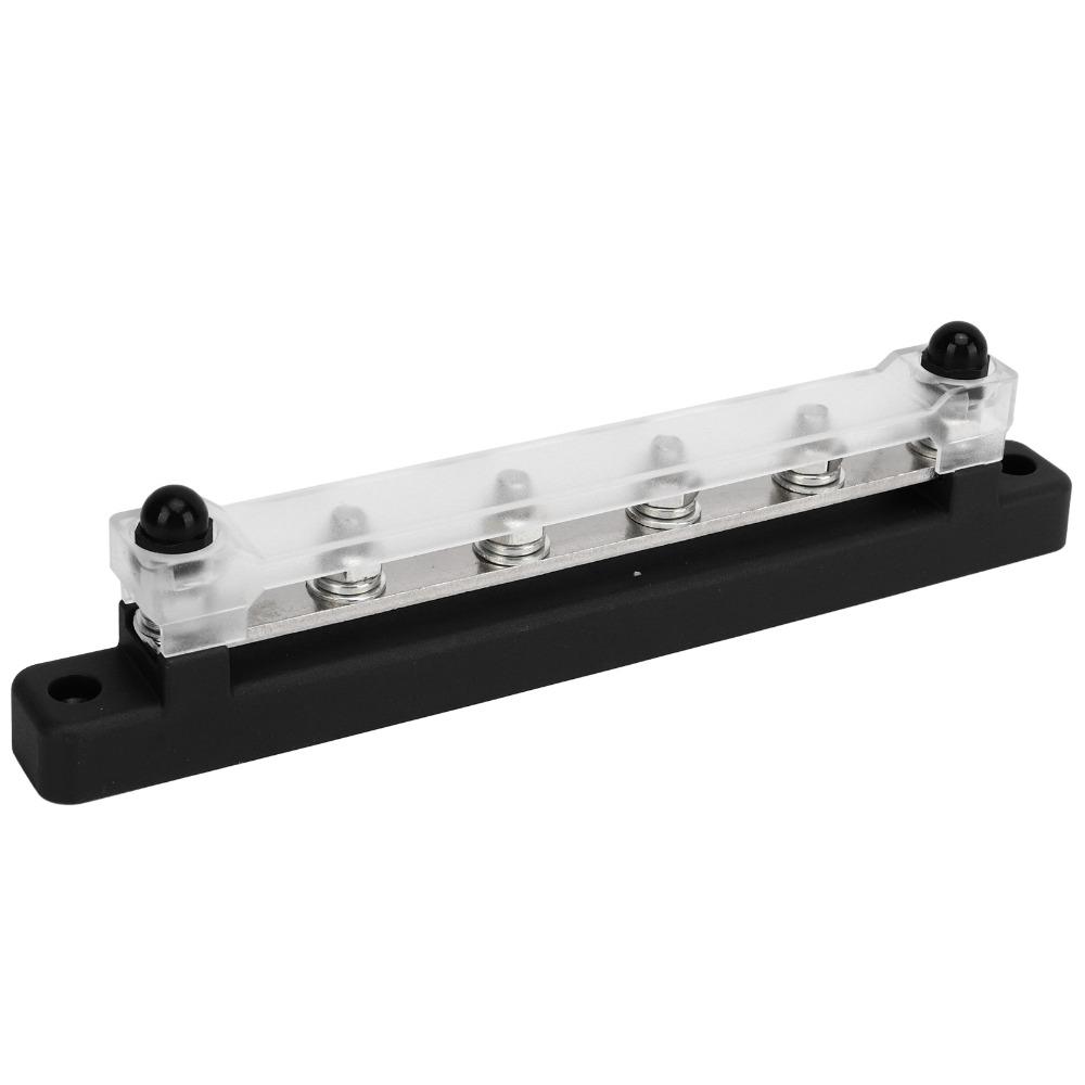 M6 Screw Terminal Block 6 Terminal Bus Bar Marine Power Distribution Distribution Block Vehicle