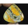 39X48X06MM Natural Bumble Bee Jasper Pear Cabochon Loose Gemstone 53Cts. D-115