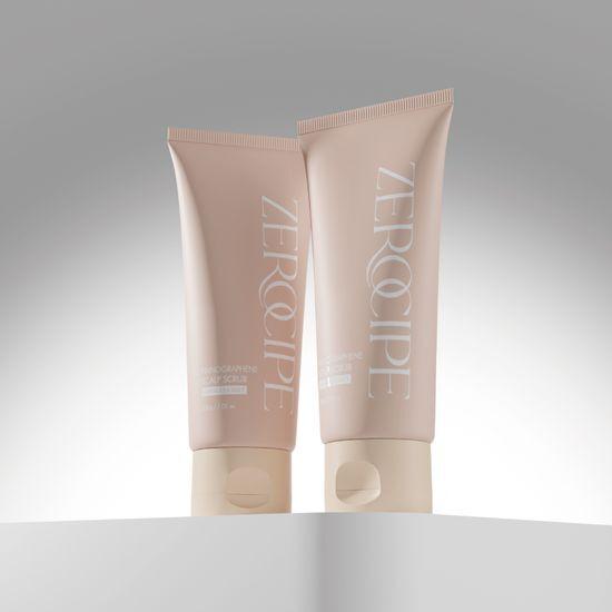 Zerocipe Нанографеновый скраб для кожи головы Гималайская соль 200г