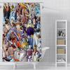 Горячая P-PieceS Аниме Японии Один Занавеска для душа Водонепроницаемая Полиэстеровая ткань Краска Занавеска для ванной Домашний Декор для ванной Занавеска с крючком