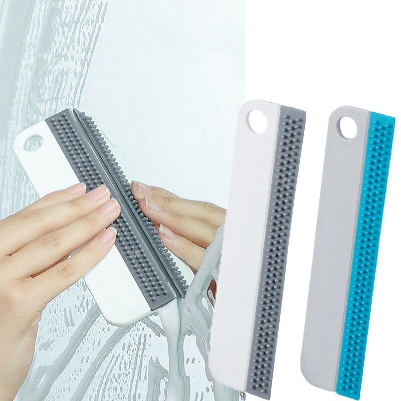 Мягкий силиконовый скребок для стеклоочистителей, щетка для чистки окон, кухня, ванная комната, инструменты для чистки стекла для автомобиля, очиститель зеркал, скребок
