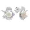 Silver Earrings with Natural Pearls (2186793)