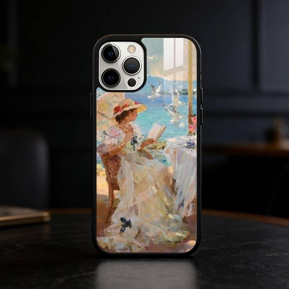 Искусство эпохи Возрождения Картина Чехол для телефона Для iPhone 17/16/15/14/13/12/Plus/Pro/Max для Магнитной Беспроводной Зарядки