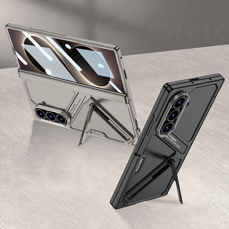 Пластиковый матовый чехол с магнитной петлей для Samsung Galaxy Z Fold 8 Ultra, тонкая защитная крышка со подставкой для внешнего экрана, чехол для Galaxy Z Fold7